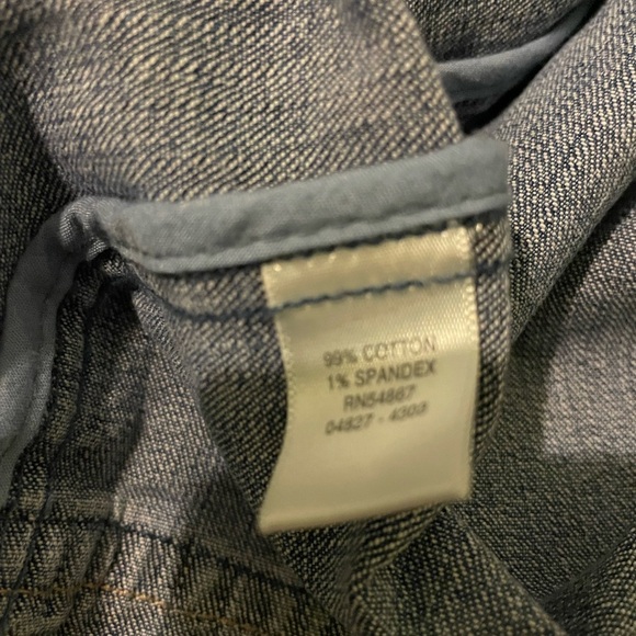 CJ BANKS Jean vest 3X NWOT - Picture 6 of 7